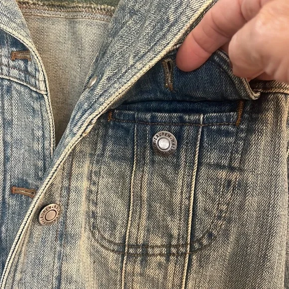 Lauren jean jacket vintage XS - Picture 7 of 12